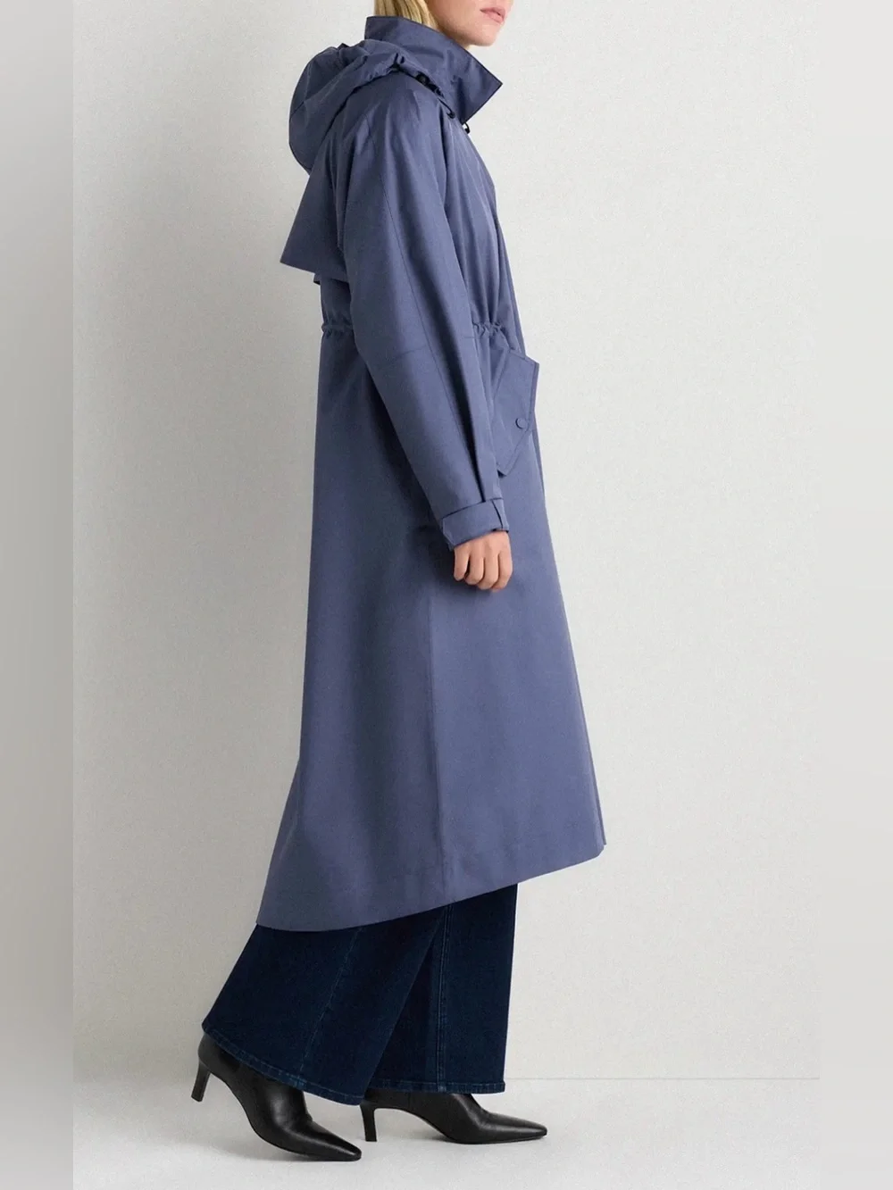 NEW Quince Weather Proof Rain Trench Coat Size Medium